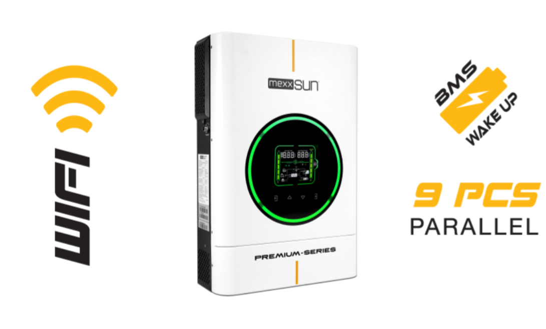 MEXXSUN MEXX-P6kW - Premium 48V 6kW (Paralel /Wi-Fi/ Dual Output)
