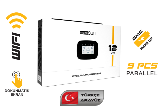 MEXXSUN MEXX-P12kW - Premium 48V 12kW (Paralel /Wi-Fi/ Dual Output)